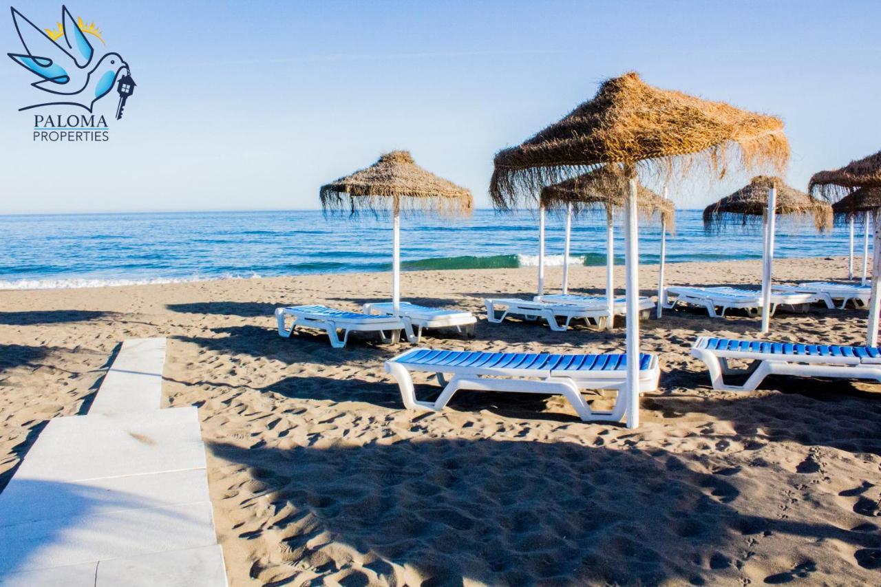 2Bdr Sunny Apartment With Pool And Private Parking In Benalmádena Eksteriør billede